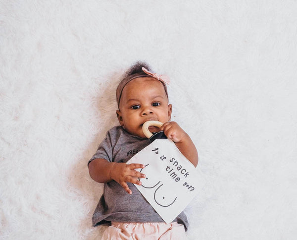 Breastfeeding baby crinkle toy