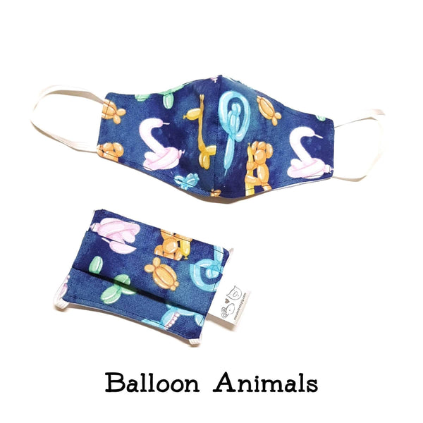 Kid + Toy Face Mask Set