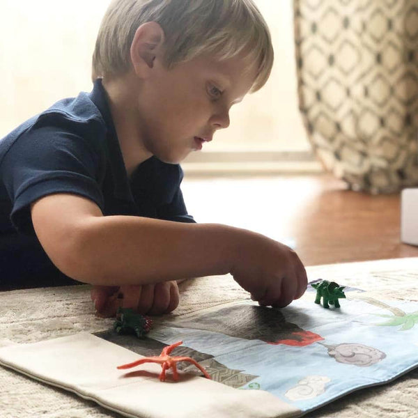 Pretend Play Sets - Dinosaur Toys for Boys - Tiny Worlds - Mouse Loves Pig