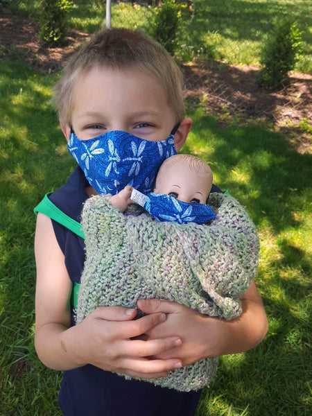 Kid + Toy Face Mask Set