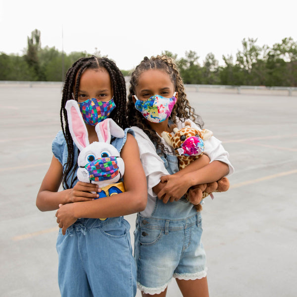 Kid + Toy Face Mask Set