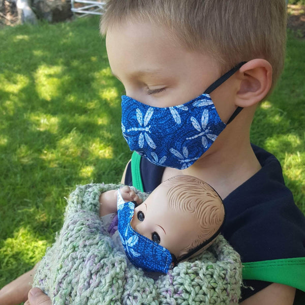 Kid + Toy Face Mask Set