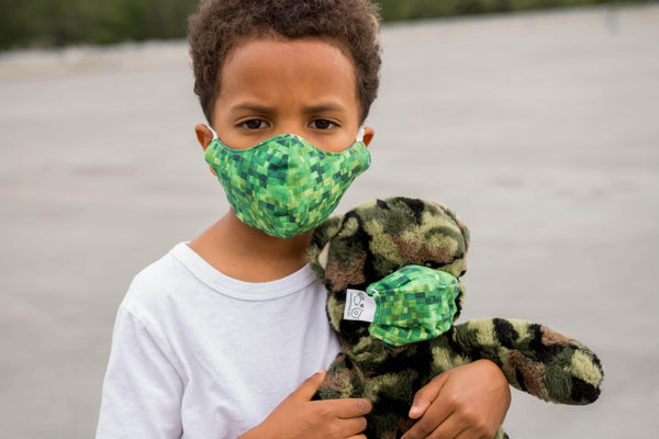 Kid + Toy Face Mask Set