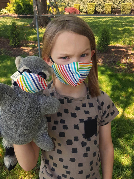 Kid Face Mask with Matching Doll Face Mask