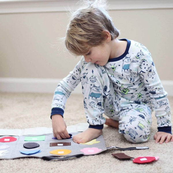 Pretend Play Sets - Learning Toys for Toddlers - Deluxe Shape Sorter Travel Toy - Mouse Loves Pig