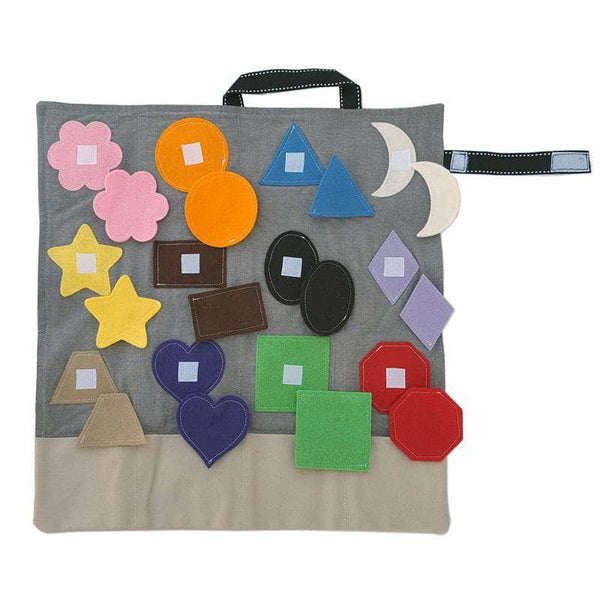 Pretend Play Sets - Learning Toys for Toddlers - Deluxe Shape Sorter Travel Toy - Mouse Loves Pig