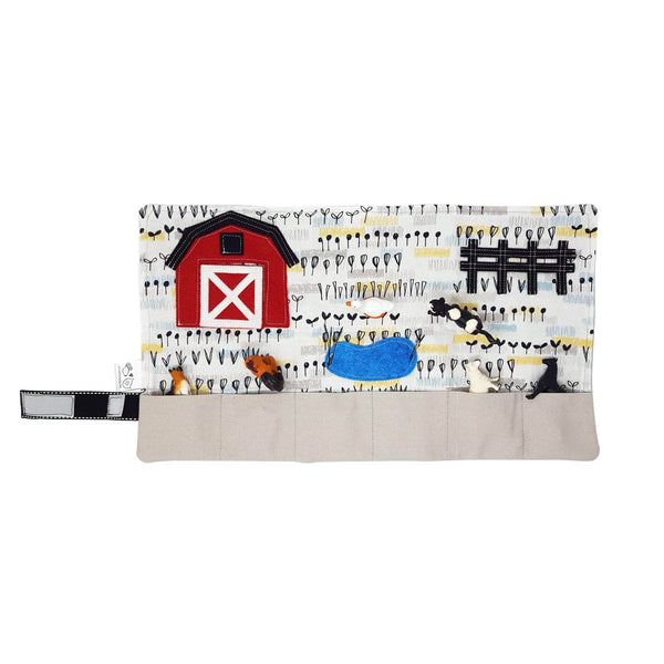 Pretend Play Set - Farm Toys For Toddlers - Travel Playset - Mouse Loves Pig