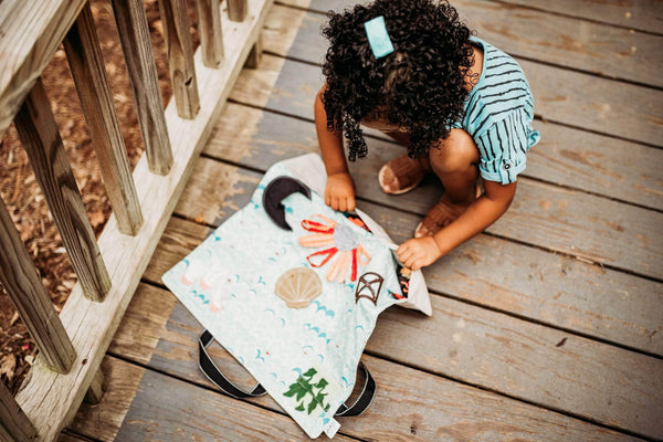 Pretend Play Sets - Portable Sea Creatures Toys for Kids - Mouse Loves Pig