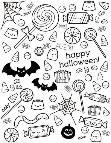 Candy Coloring Freebie